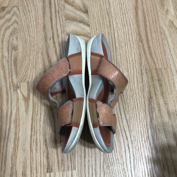 Dansko Orange Slip On Sandals Sz 36 Open Toe - Picture 2 of 7